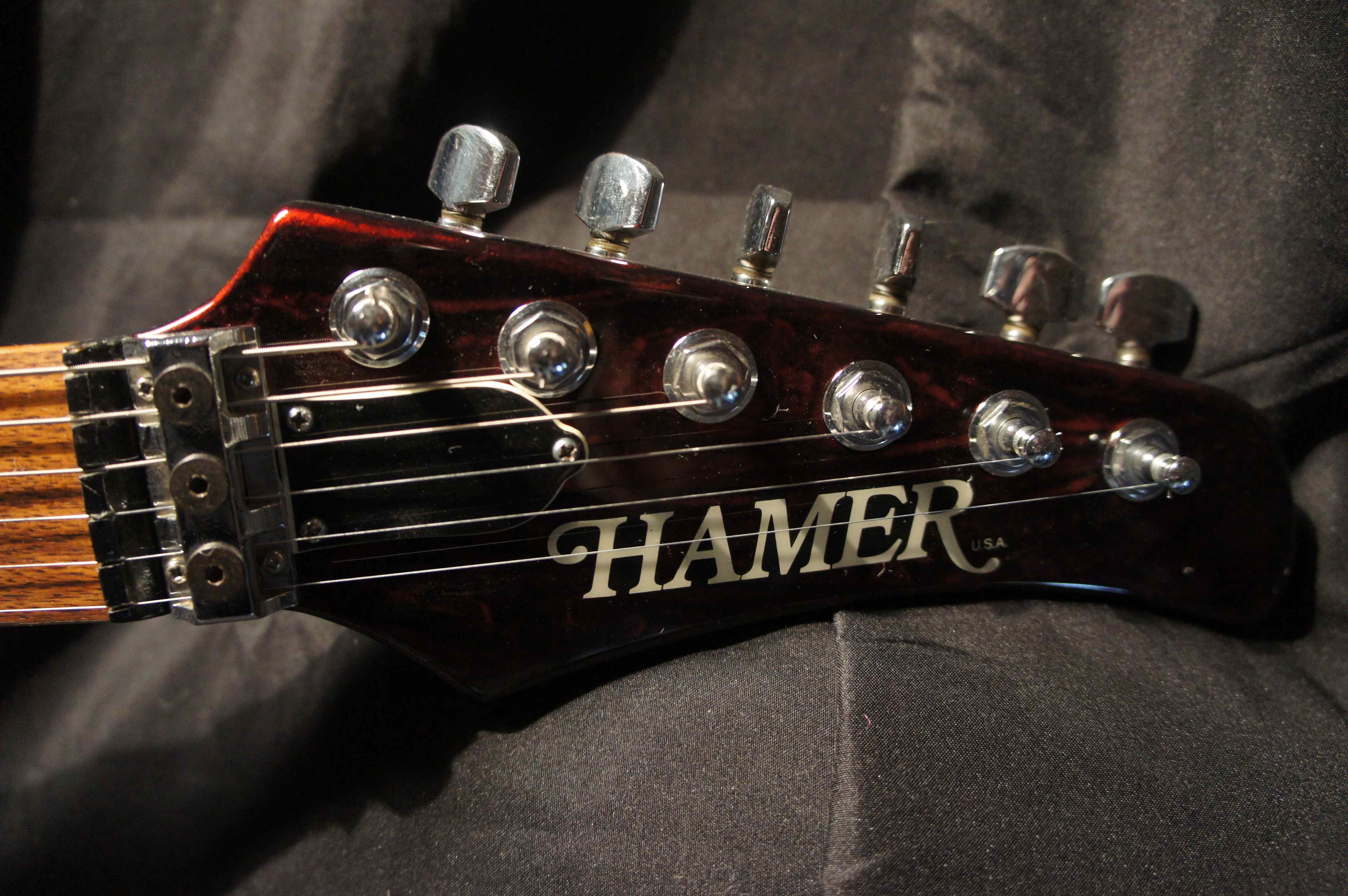 Hamer, Scarab, 1996, played by Glenn Tipton and Sammy Hagar Tune Your