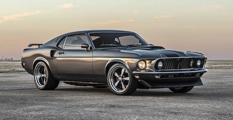 1969 Ford Mustang as a 1000 PS bullet "Hitman" Mustang Mach 1.