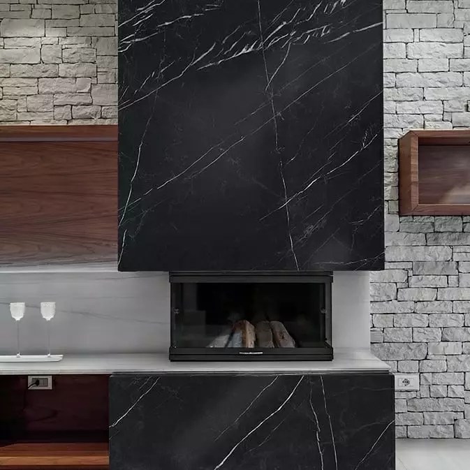 Sahara NERO Plan mural Marbre granites & marbres