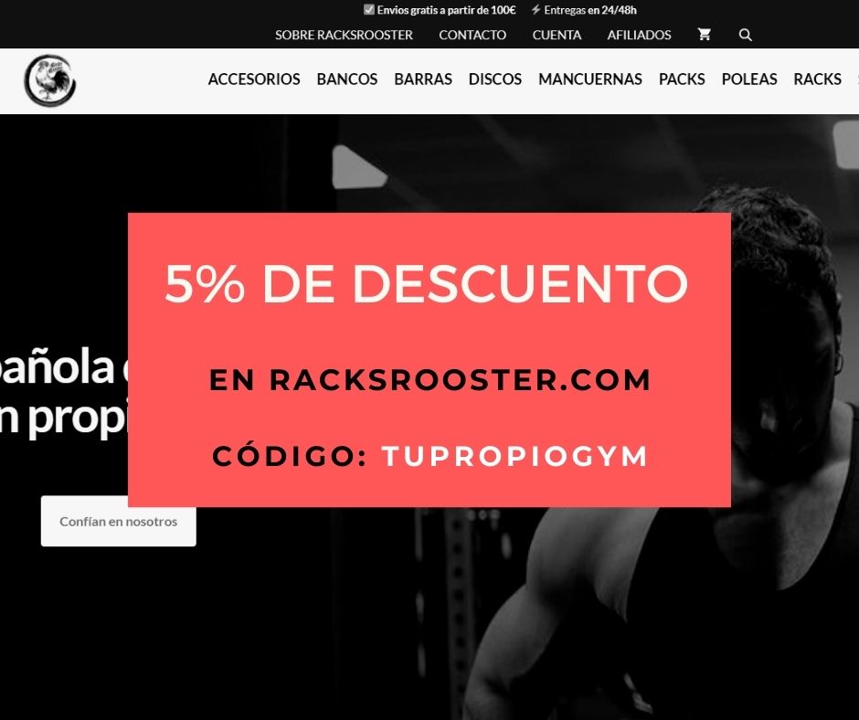 Cupones de descuento en tiendas fitness 2024