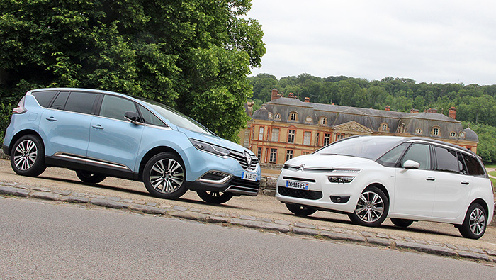 Essai Comparatif : Citroën C4 Grand Picasso Vs. Renault Espace 5