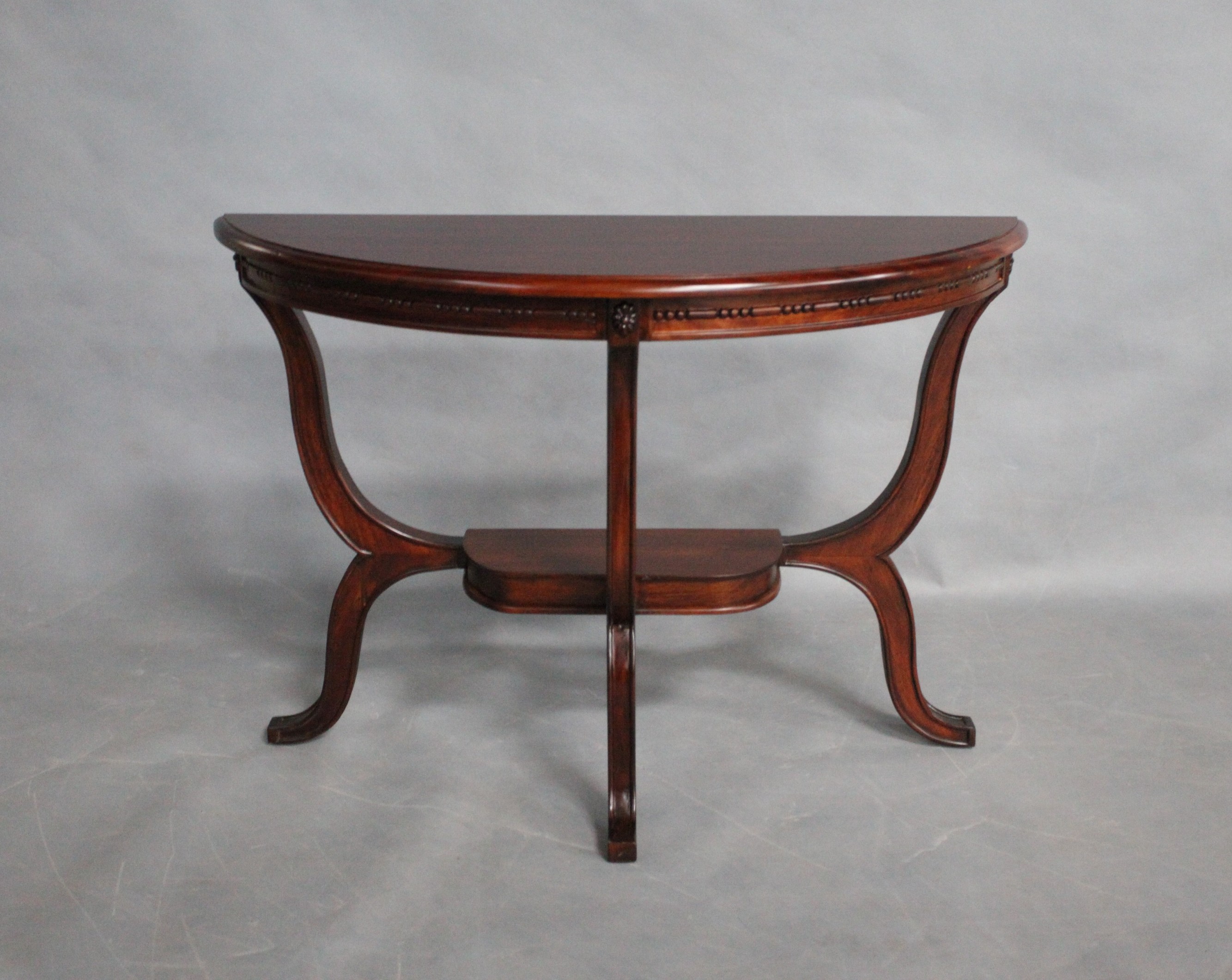 Solid Mahogany Wood Three Legs Hall/Console Table Turendav Australia