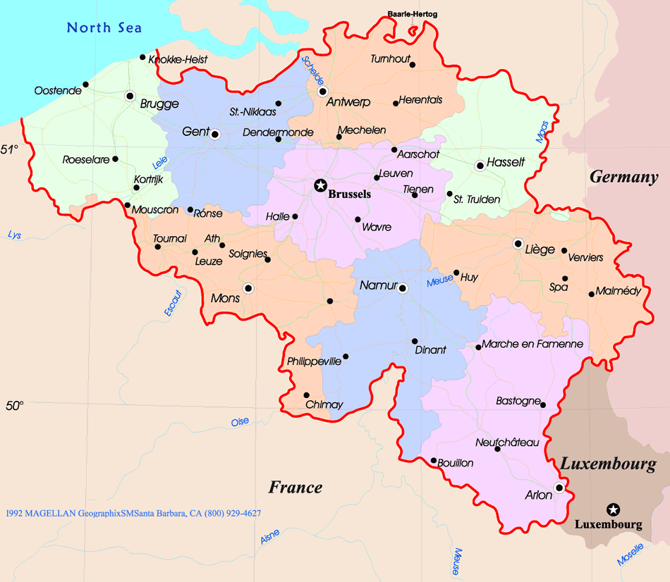 Belgium Map