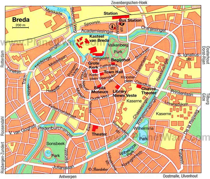 Breda Map Netherlands
