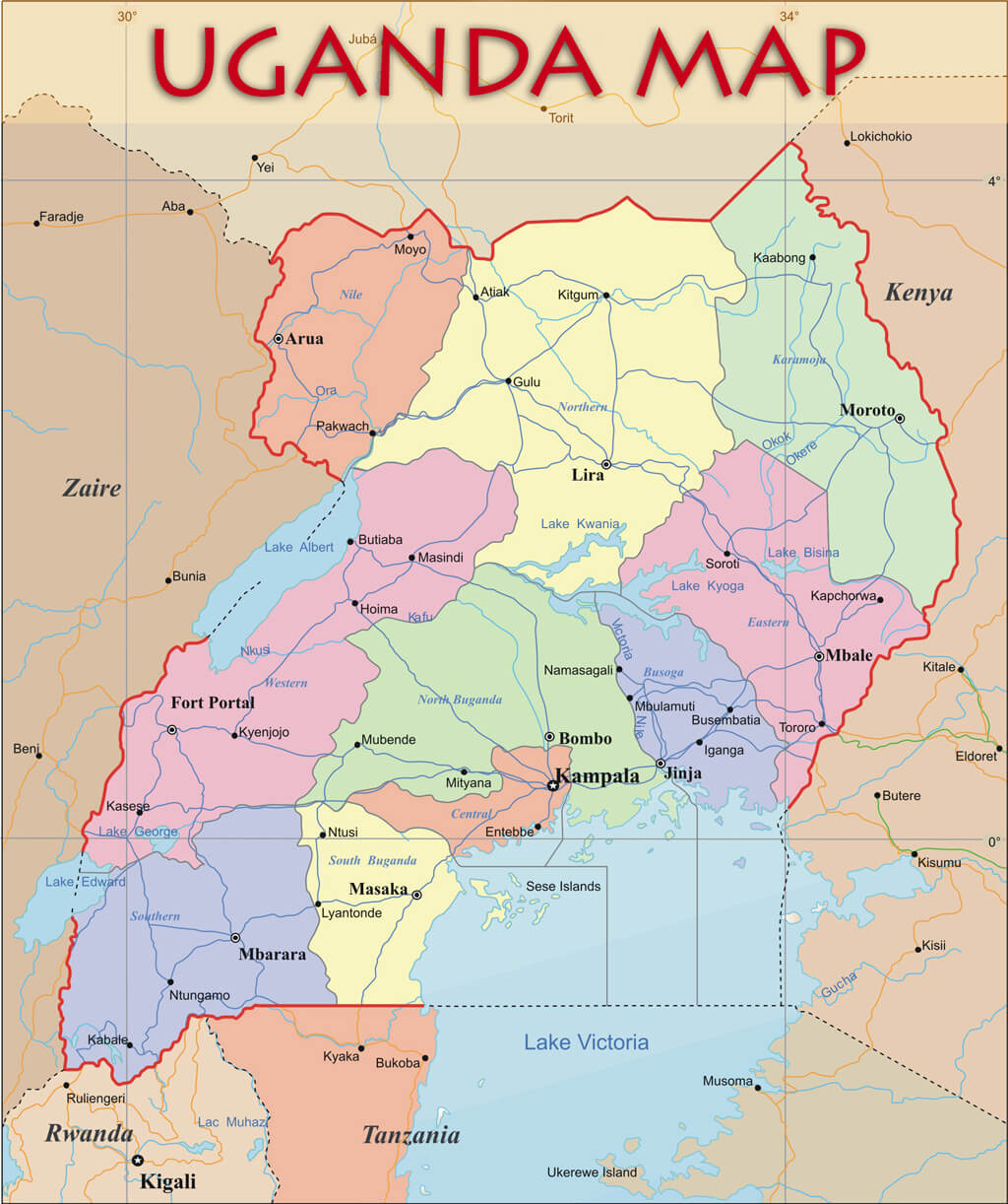 Uganda Map