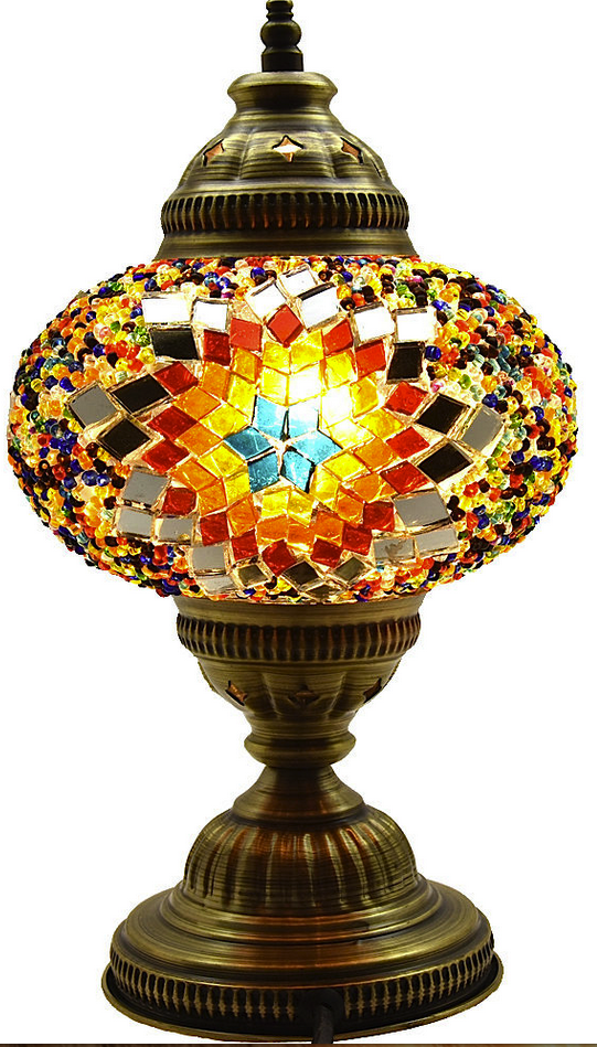 Turkish Ottoman Moroccan Style Glass Mosaic Lamps Lighting From UK