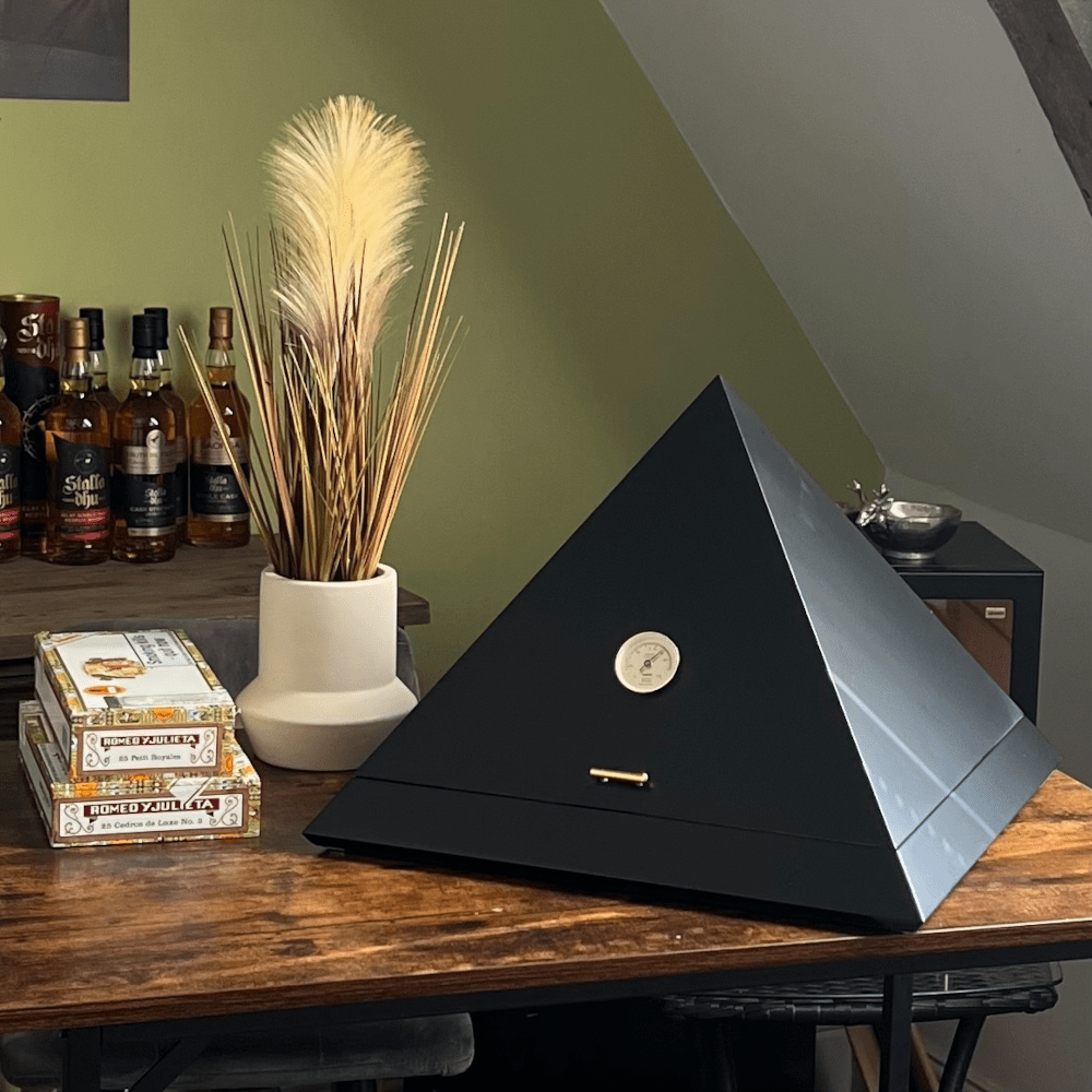 Adorini Pyramid Deluxe Cigar Humidor 100 Cigar Capacity