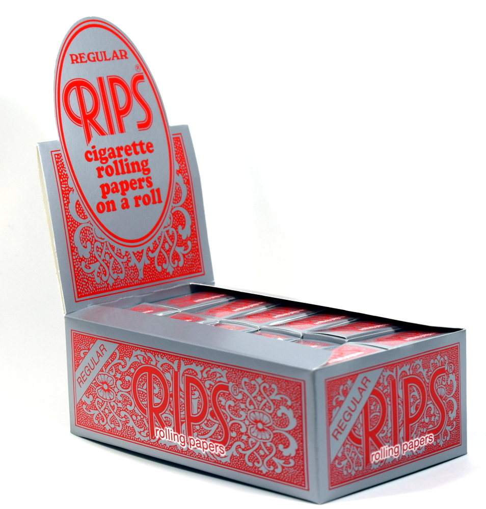 Rips Red Regular Size Rolling Papers 24 packs