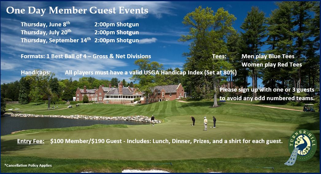 The Golf Club at Turner Hill 1 Day Member Guest