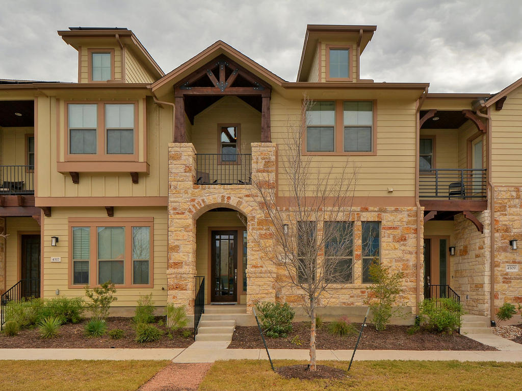 Craftsmanstyle Mueller townhouse Turner Residential