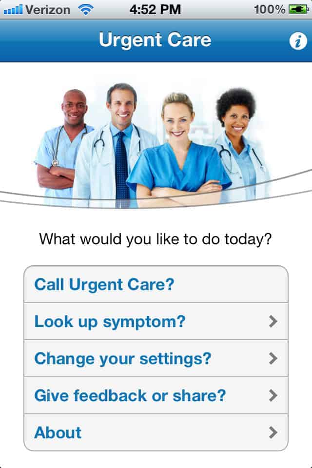 Urgent Care App for Medical Advice Turning the Clock Back