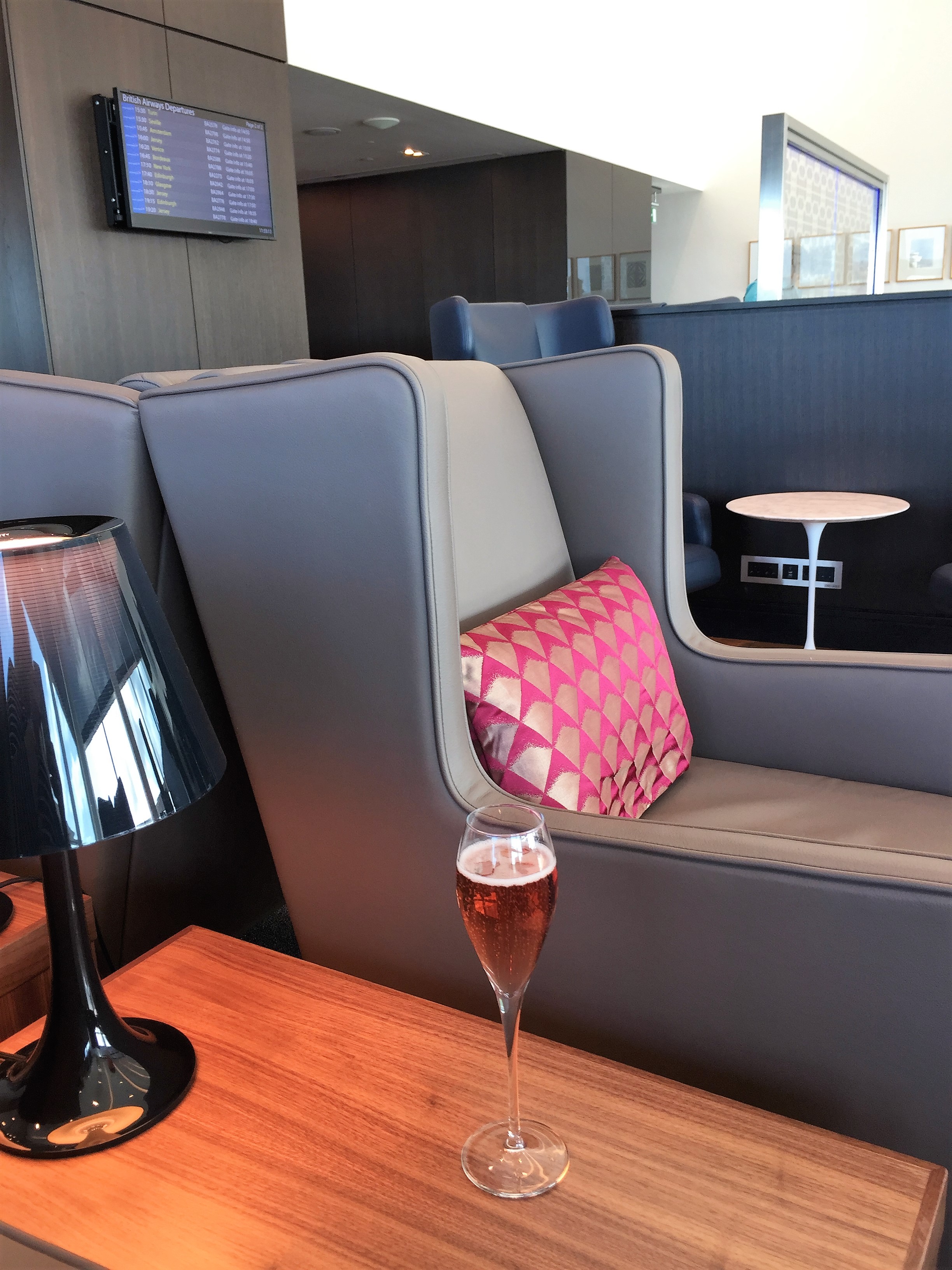 BA Gatwick South new First lounge review Turning left for less