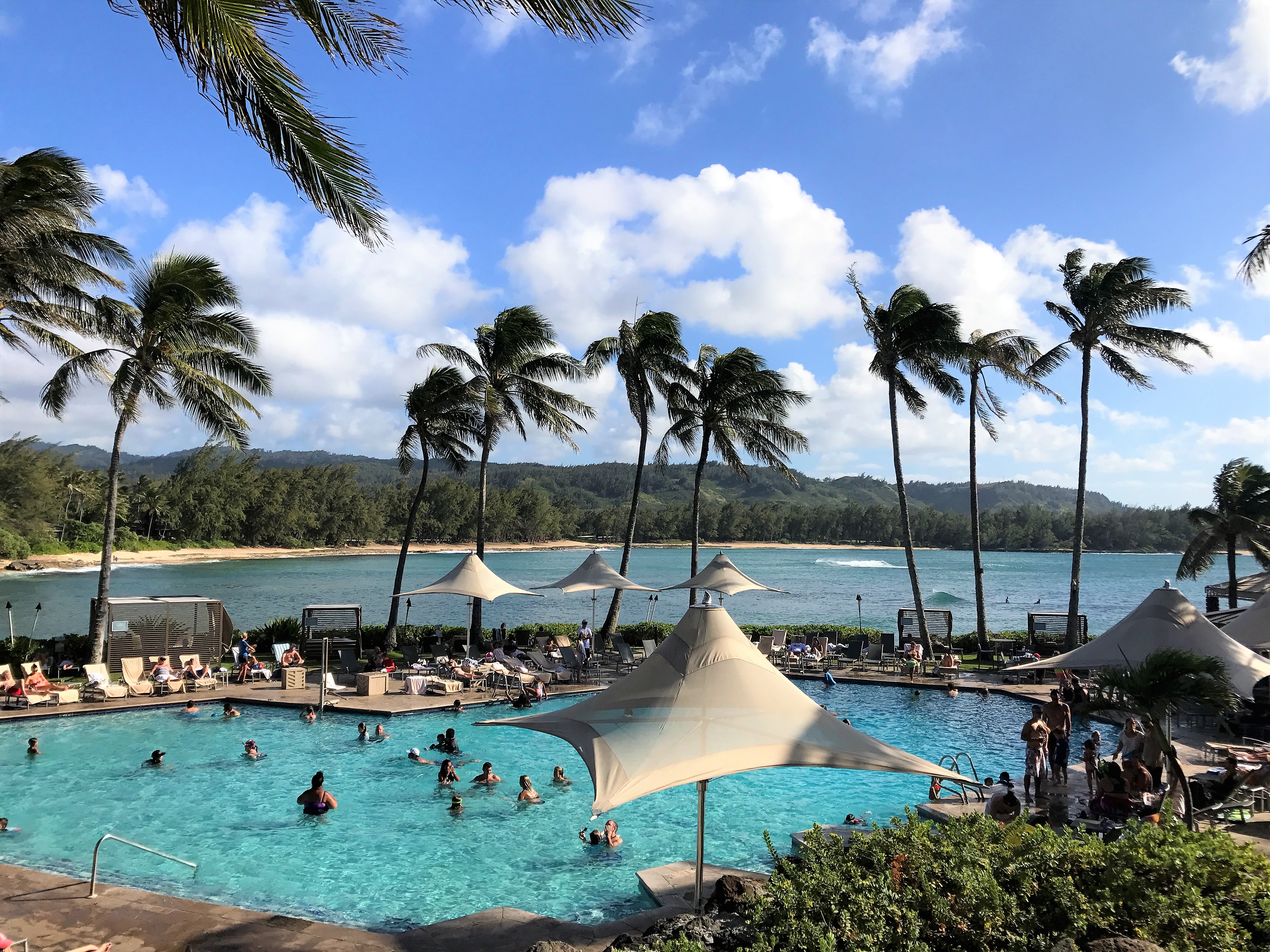 Turtle Bay Resort Beach Cottages on Oahu, Hawaii review Turning left