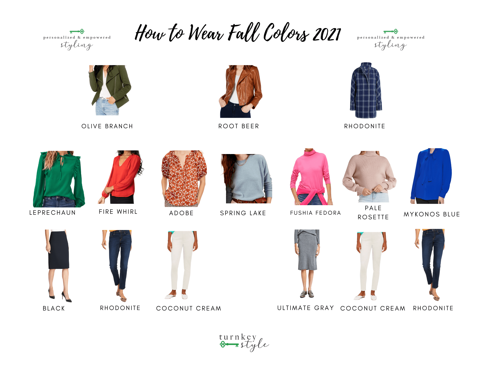 How to Wear Color for Fall Turnkey Style
