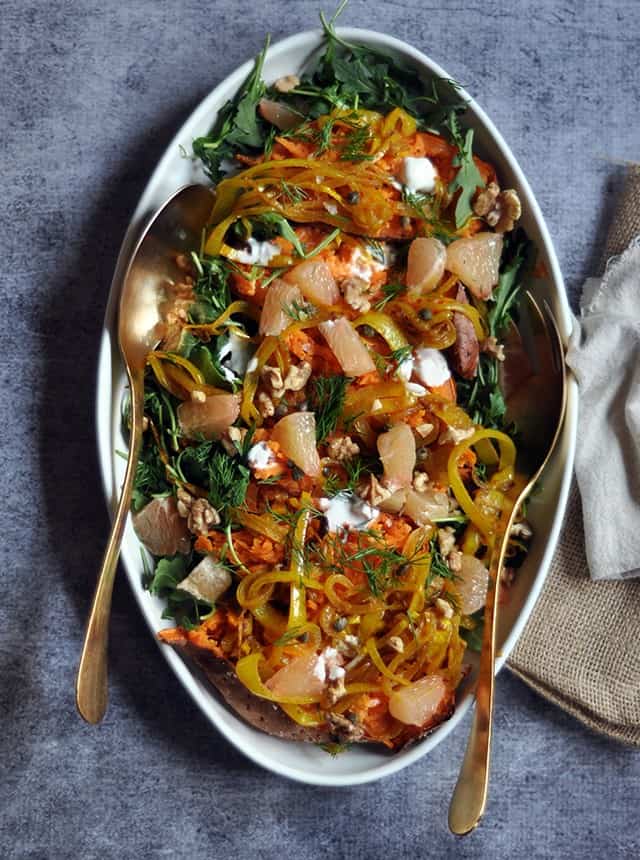 SaltBaked Sweet Potatoes from Near & Far Turntable Kitchen