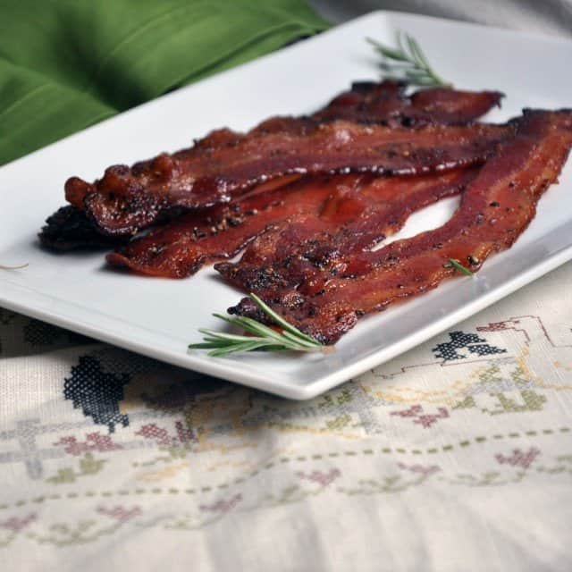 Maple and Black Pepper Bacon Turntable Kitchen