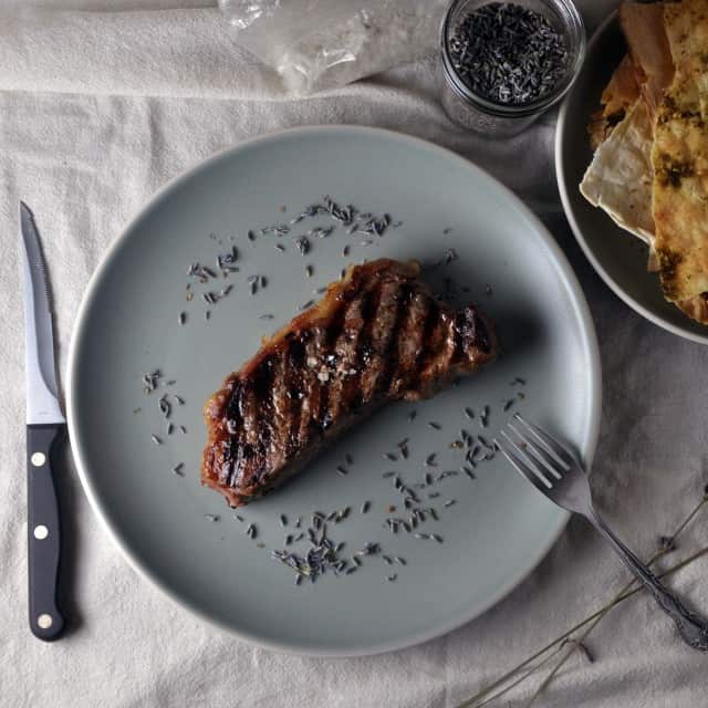 LavenderSea Salt Steaks Turntable Kitchen