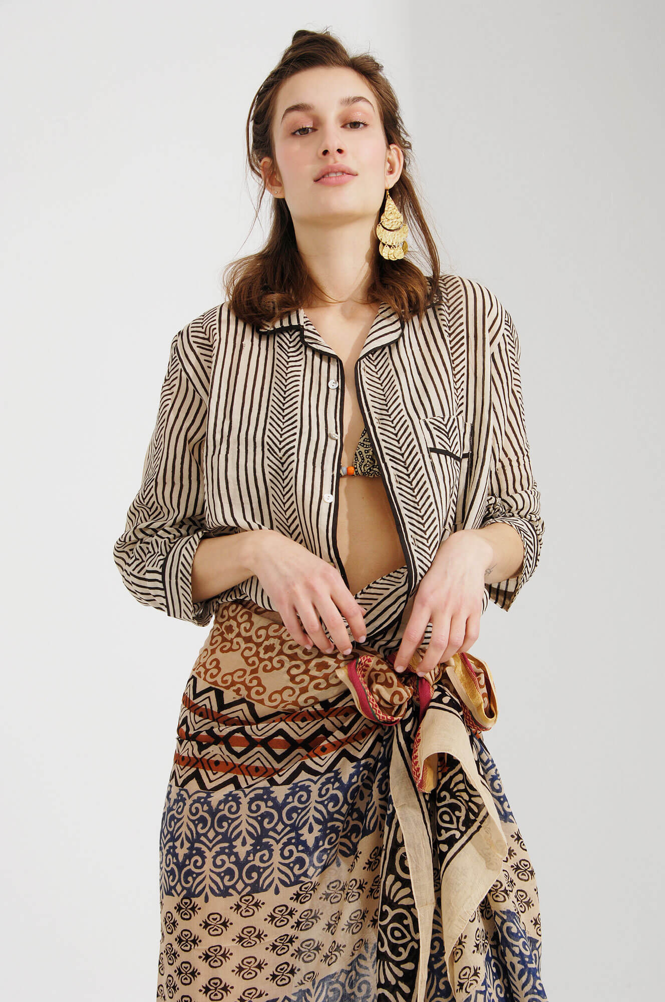 Pajama Shirt Turquoise