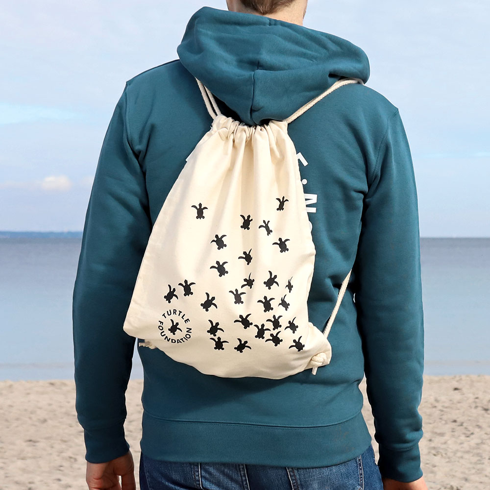 Cotton gym bag Turtle Foundation