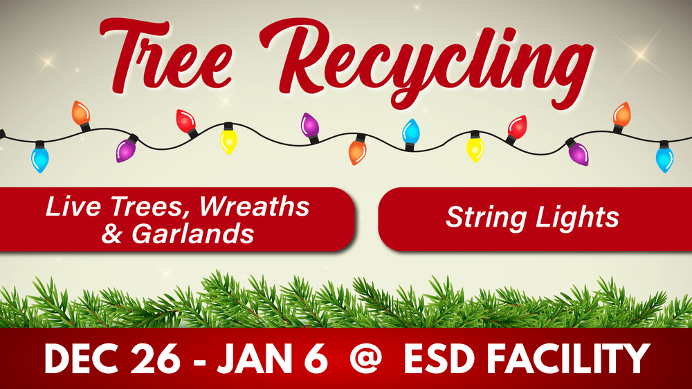 City of Tuscaloosa Tree Recycling and Holiday Garbage DropOff City