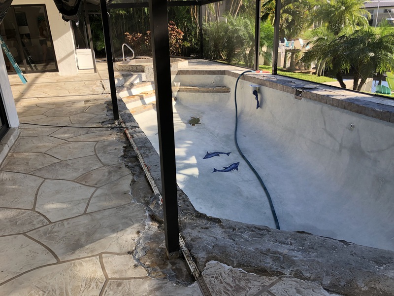 Travertine Pavers Installation Repair Pool Deck Remodel