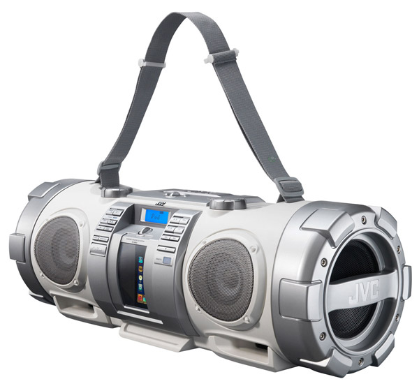 JVC RVNB50 Boombox, unos altavoces para iPod que parecen un radiocassette