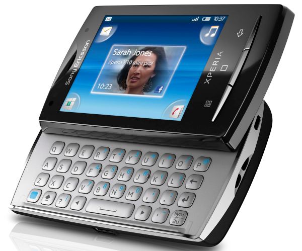 Sony Ericsson Xperia 10 Mini Pro, y con teclado QWERTY