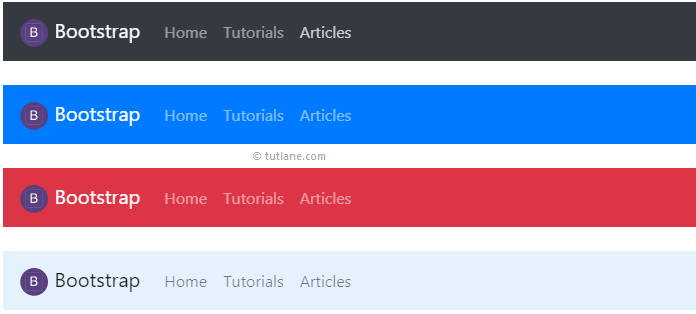 Bootstrap Navbar (Navigation Bar) Tutlane