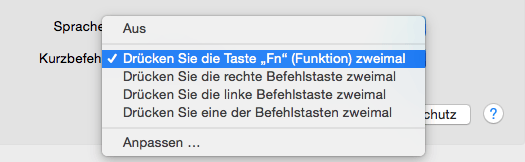 Anleitung MacOSDiktierfunktion nutzen Der Tutonaut