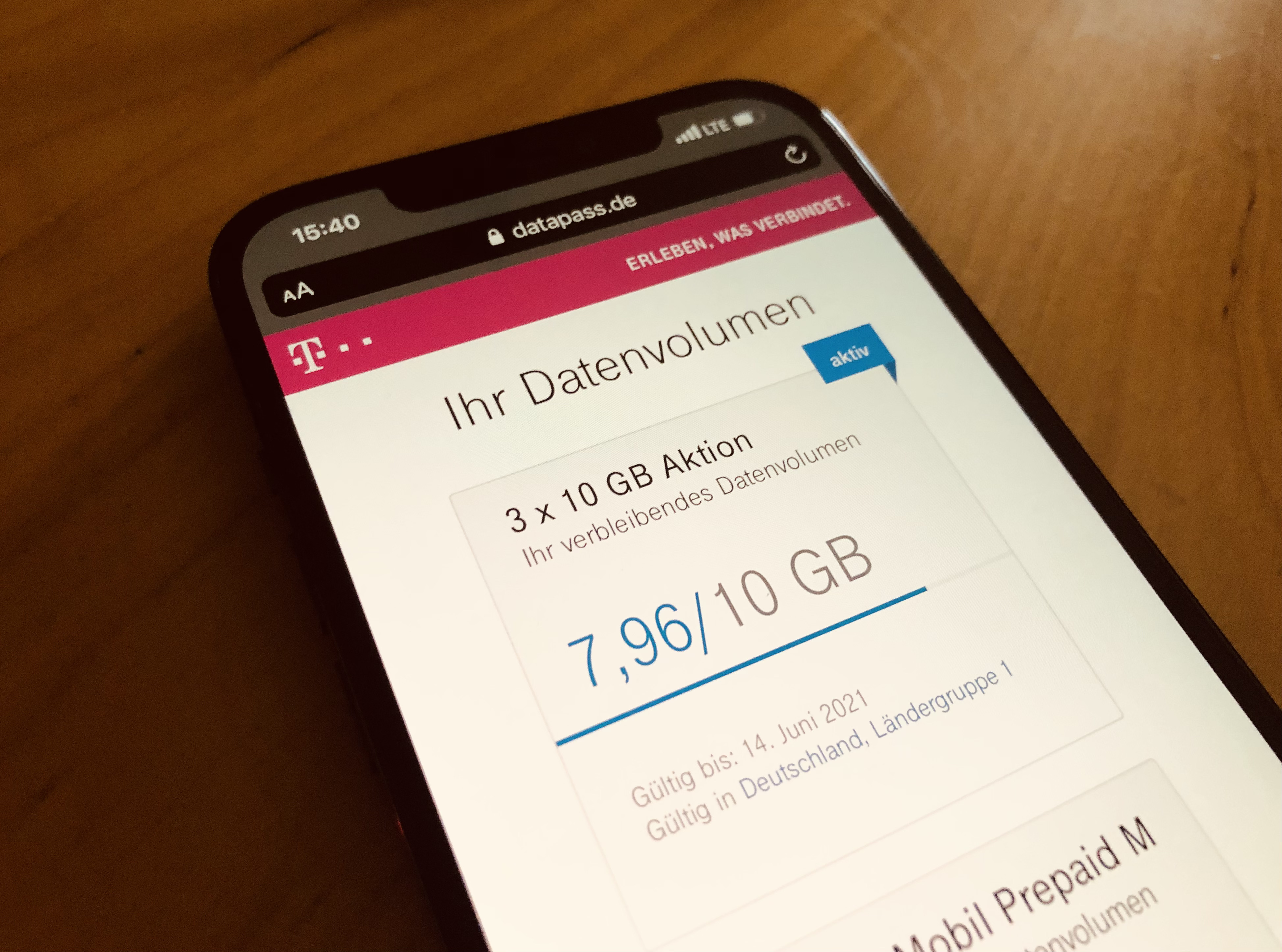 TelekomTarife Mobiles Datenvolumen ganz einfach abfragen Der Tutonaut