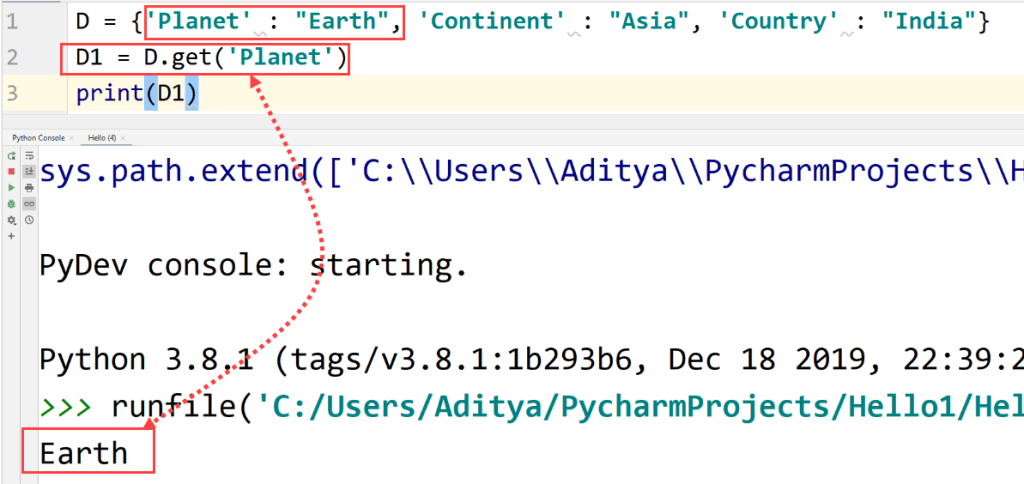 Python Dictionaries — TutorialBrain