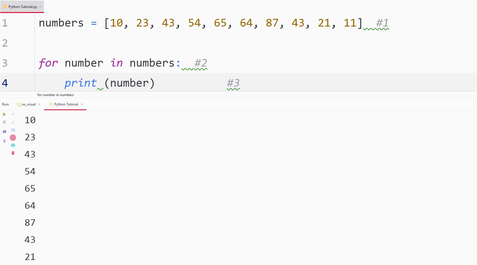Python For Loop — TutorialBrain Python For Loop — TutorialBrain