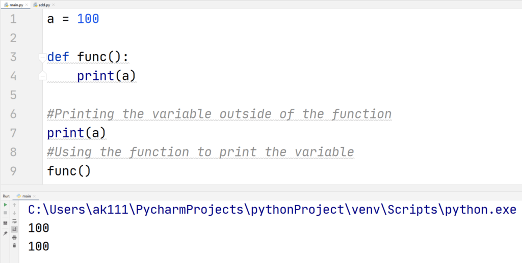 Python Scope â€” TutorialBrain