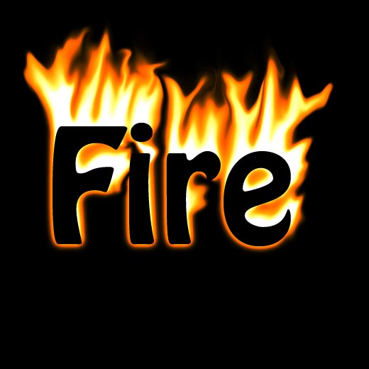 WellExplained Fire Text Effect Tutorial in