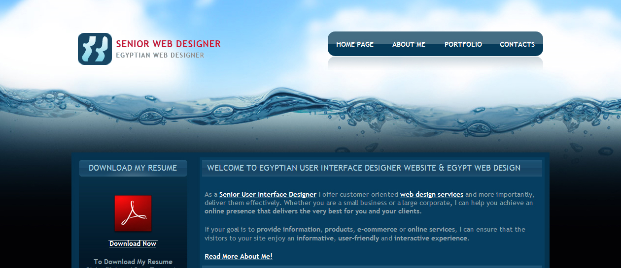 35 Most Attractive Blue site Designs for Your Next Projects TutorialChip
