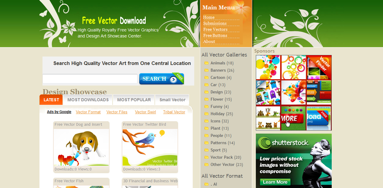 20+ Great Free Vector Art sites TutorialChip