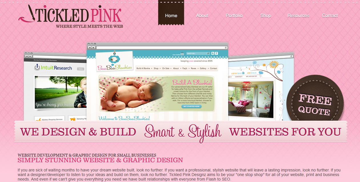 20 Pink Website Designs That Will Inspire You TutorialChip