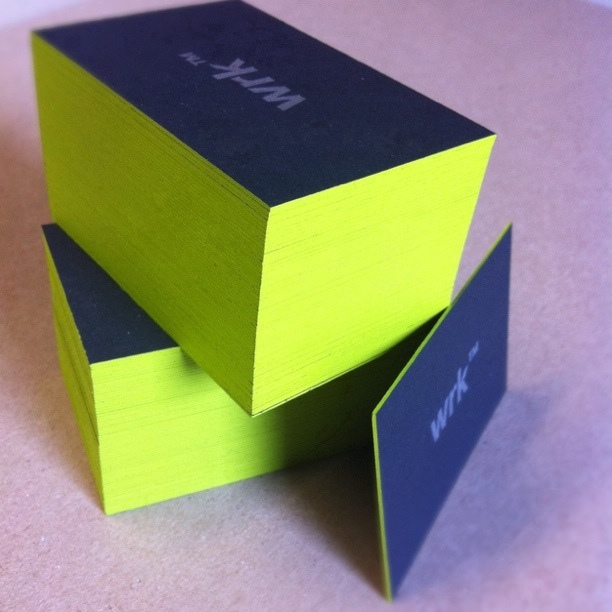 Edge Paint Business Cards at Briones blog