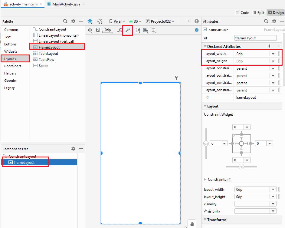 Layout (FrameLayout)
