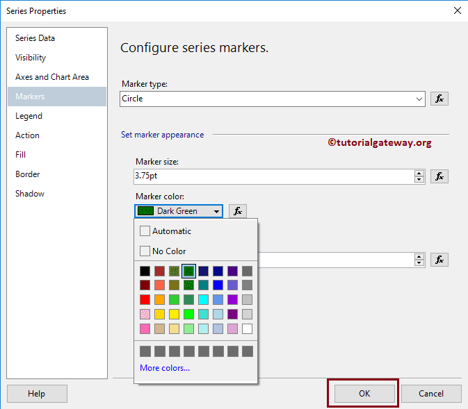 Bubble Chart in SSRS