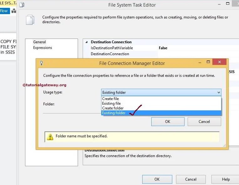 Copy Files Using File System Task in SSIS