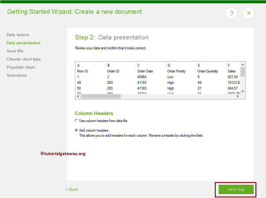 Create New QlikView Report Using Wizard