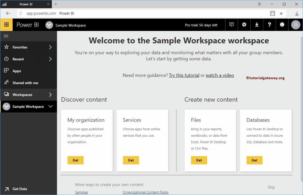 How to Create Power BI Workspace?