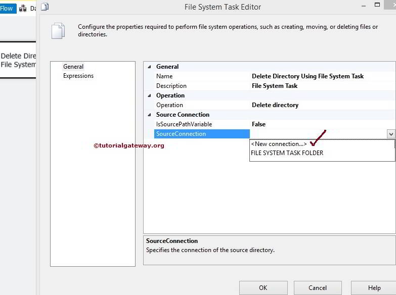 Delete Directory Using File System Task in SSIS