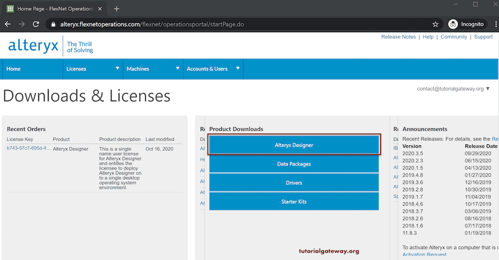 Download Alteryx Designer Tool