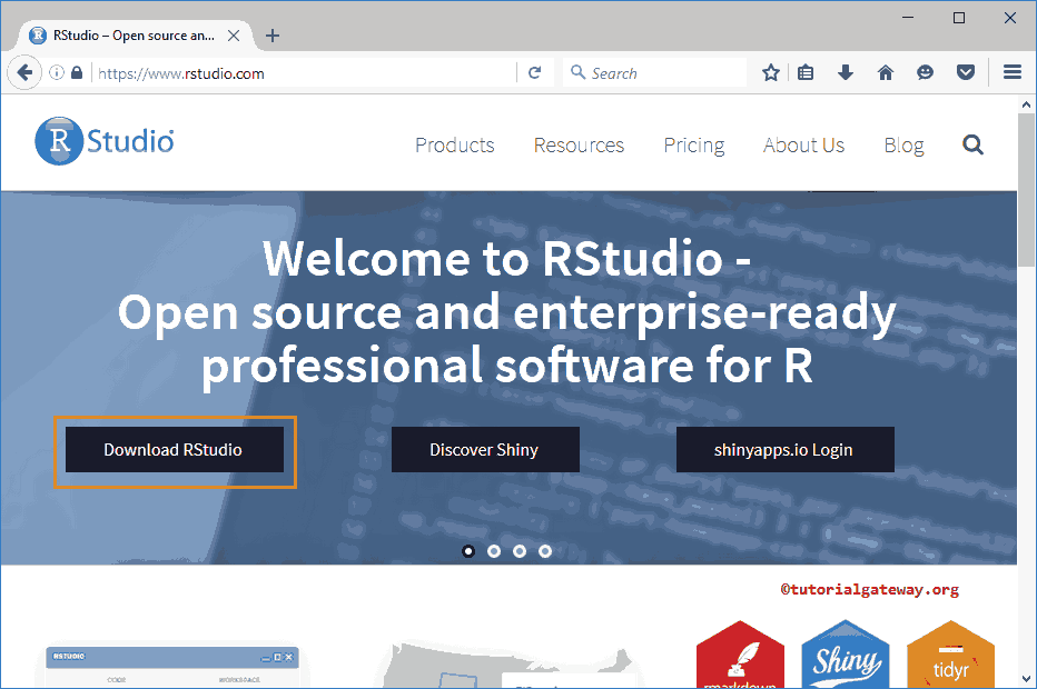 Download R Studio and Install RStudio