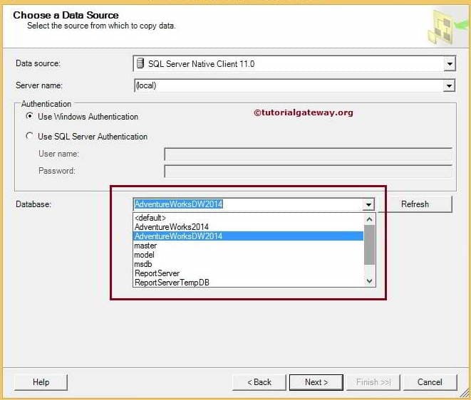 Export Data from SQL To Flat File Using Import and Export