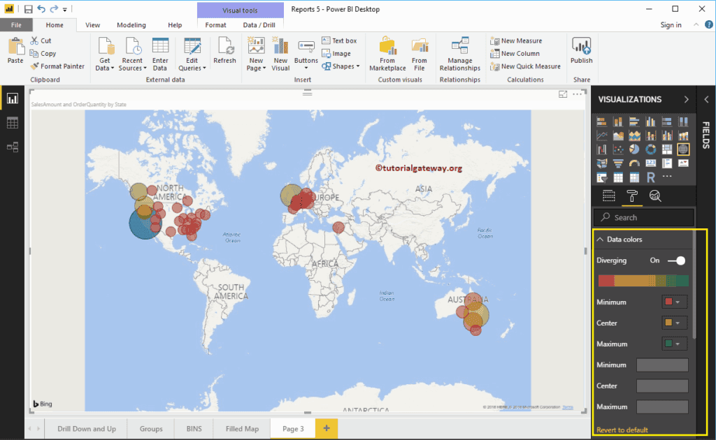 Create a Map in Power BI