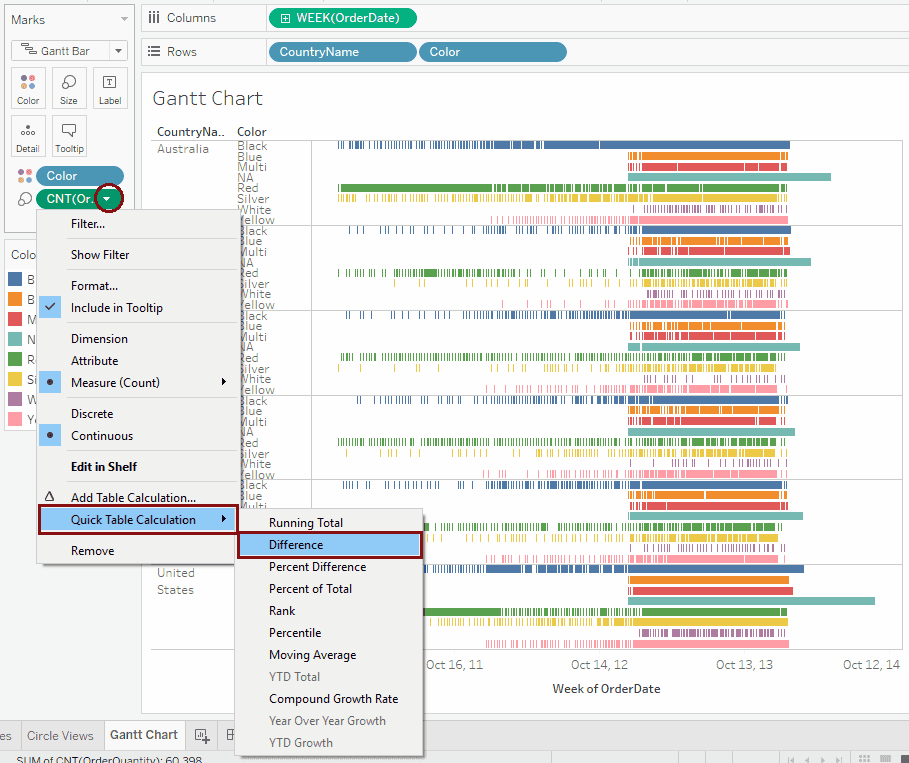 How To Create A Gantt Chart In Tableau A Visual Reference of Charts