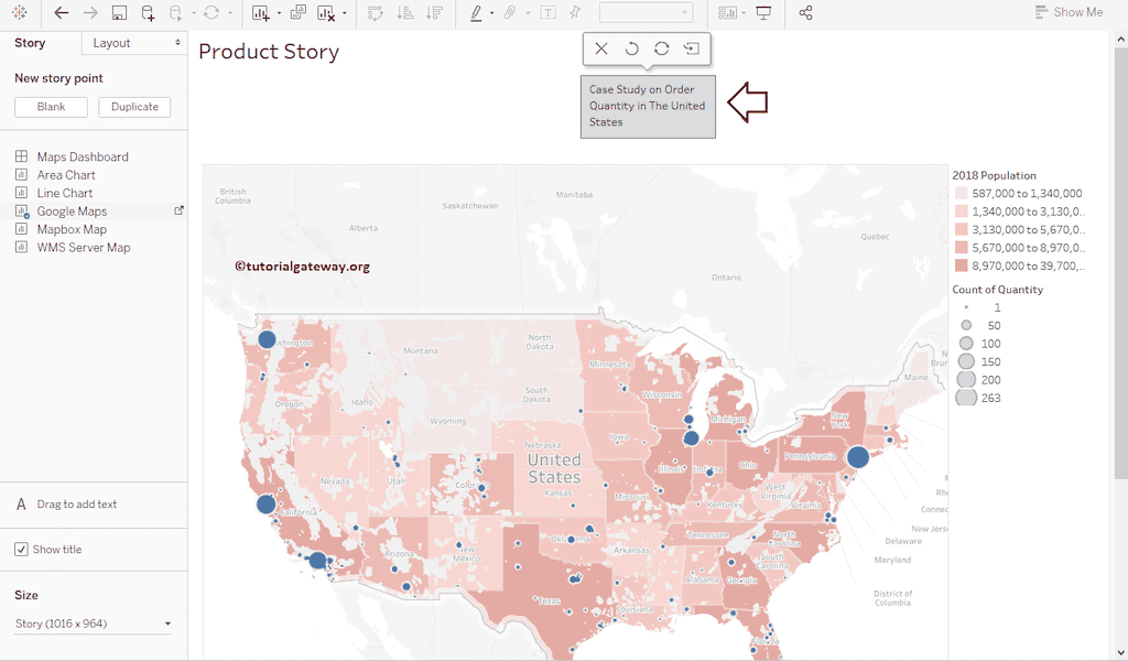 Create a Story in Tableau